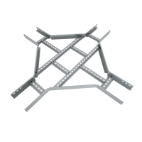 Х-разветвитель лестничный 50х100х1,5 мм HD85 КМ-профиль (LXD50-100-1.5 HD85)