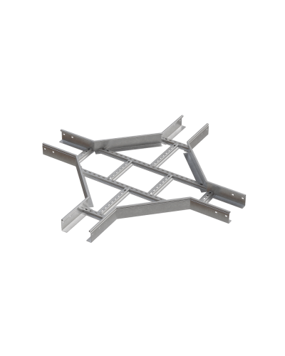 Х-разветвитель лестничный 80х150х1,2 мм N КМ-профиль (LXD80-150-1.2 N) в Санкт-Петербурге Аксессуары для лотков Pintop.ru