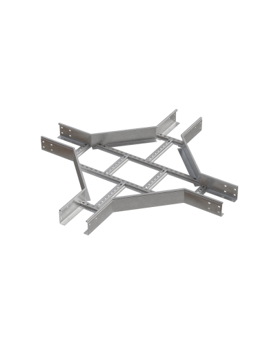 Х-разветвитель лестничный 100х150х1,2 мм N КМ-профиль (LXD100-150-1.2 N) в Санкт-Петербурге Аксессуары для лотков Pintop.ru