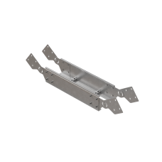 Вертикальный шарнирный угол 150х400х1,2 мм HD85 N КМ-профиль (LSHL150-400-1.2 HD85 N)