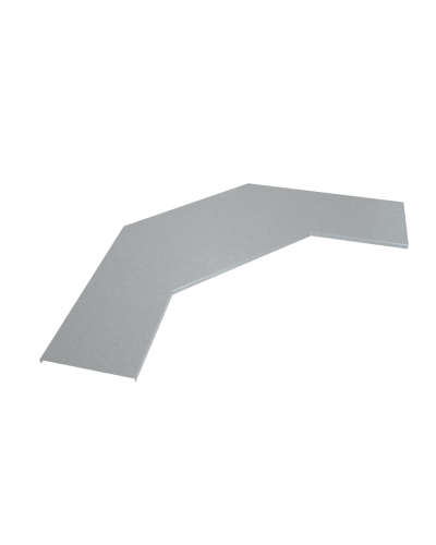 Крышка лестничного горизонтального угла 90 гр. 700 мм HD85 КМ-профиль (KLGL90-700 HD85) в Санкт-Петербурге Аксессуары для лотков Pintop.ru