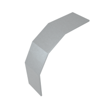 Крышка лестничного вертикального внешнего угла 90 гр. 400 мм КМ-Профиль (KLVL90-400)