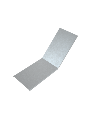 Крышка лестничного вертикального внутреннего угла 45 гр. 200 мм КМ-Профиль (KLNL45-200) в Санкт-Петербурге Аксессуары для лотков Pintop.ru