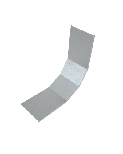 Крышка лестничного вертикального внутреннего угла 90 гр. 600 мм HD85 КМ-профиль (KLNL90-600 HD85) в Санкт-Петербурге Аксессуары для лотков Pintop.ru