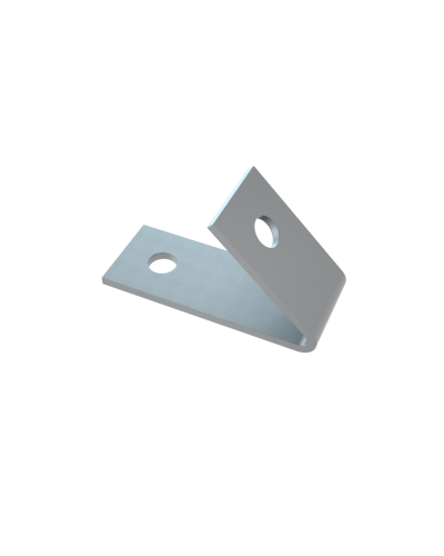 Уголок c острым углом 135 гр. с двумя отверстиями КМ-профиль (USG135-2) в Санкт-Петербурге Аксессуары для лотков Pintop.ru