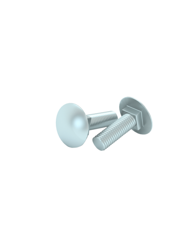 Болт с полукруглой головкой и квадратным подголовком М10х30 мм DIN 603 (упак. 30 шт) КМ-Профиль (BTG10-30) в Санкт-Петербурге Крепеж Pintop.ru