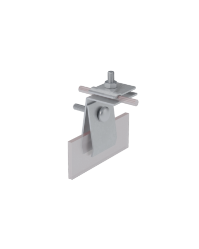 Фальцевый держатель H70 мм для прутка Ø 5-10 мм HD КМ-Профиль (FD-H70-D5-10 HD) в Санкт-Петербурге Монтажные материалы Pintop.ru