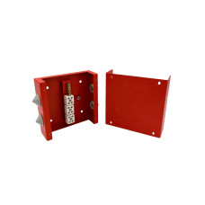 Коробка распределительная огнестойкая КРОПС, IP41, габаритные размеры 200х200х80 мм, для кабелей сечением до 6 мм2, 12 клемм КМ-Профиль (FRJB-KM-ST3-6-12-КРОПС-IP41)