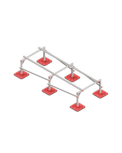 Опорная конструкция для установки оборудования TECHNORAPTOR FOOT 1000х2500 HD КМ-профиль (KM-TR-F-SSEI-1000-2500 HD) в Санкт-Петербурге Системы видеонаблюдения Pintop.ru