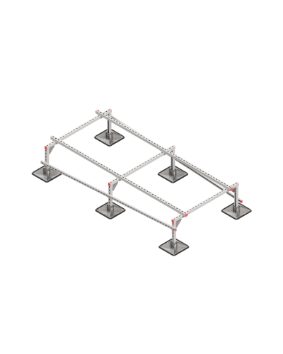 Опорная конструкция для установки оборудования TECHNORAPTOR STEELFOOT 1200х2500 HD КМ-профиль (KM-TR-STF-SSEI-1200-2500 HD) в Санкт-Петербурге Системы видеонаблюдения Pintop.ru