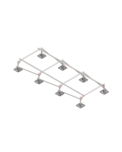 Опорная конструкция для установки оборудования TECHNORAPTOR STEELFOOT 1500х4000 тип 1 КМ-профиль (KM-TR-STF-SSEI-1500-4000-1) в Санкт-Петербурге Системы видеонаблюдения Pintop.ru