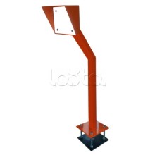 Стойка для считывателя Аякс 170х180 мм, черная, Базовая, наклонная