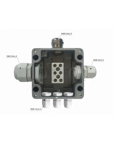 Металлическая коробка соединительная Магнито-контакт МКС 2ВК «МОРОЗ» с датчиком вскрытия корпуса (тампером), IP66/IP68 в Санкт-Петербурге Распределительные коробки Pintop.ru
