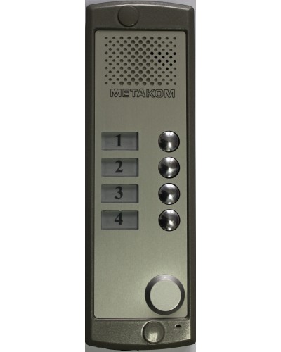 Блок вызова домофона Метаком MK4-K-RF в Санкт-Петербурге Блоки вызова многоабонентные Pintop.ru