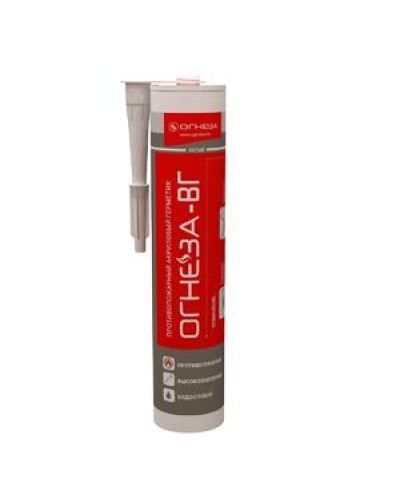 Герметик акриловый противопожарный Огнеза ОГНЕЗА-ВГ, туба 310 мл., цвет красный в Санкт-Петербурге Дополнительное оборудование пожаротушения Pintop.ru