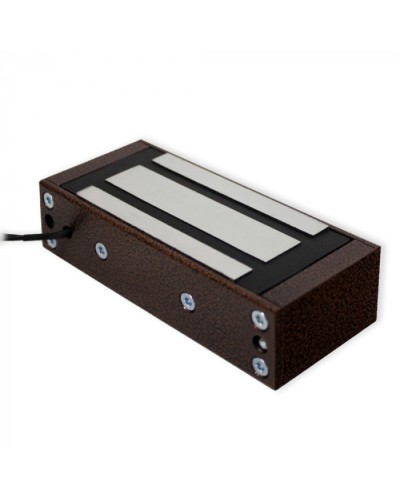 Замок электромагнитный Олевс М1-150 с планкой медный антик в Санкт-Петербурге Электромагнитные замки Pintop.ru