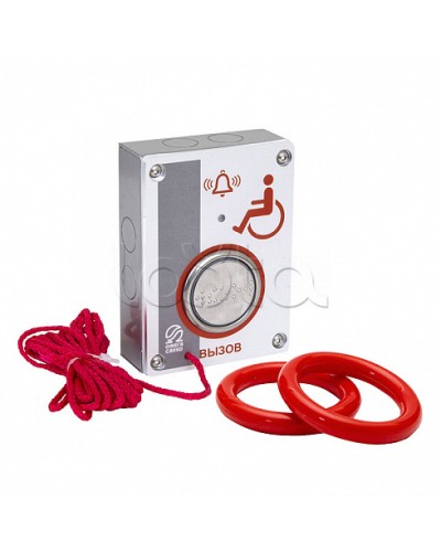 Кнопка ВЫЗОВ Омега Саунд AL-RB (исп.М4) в Санкт-Петербурге Системы оповещения и управления эвакуацией Pintop.ru