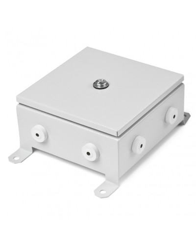 Коробка монтажная огнестойкая металлическая герметичная КМОМГ (12к х 2,5мм) 200х200х60 IP 54 (6 вводов) ПожТехКабель (076-404) в Санкт-Петербурге Распределительные коробки Pintop.ru