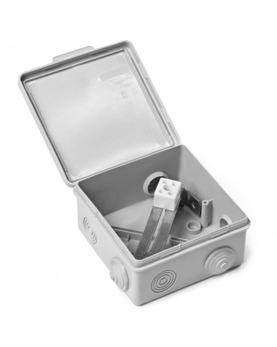 Коробка монтажная огнестойкая пластиковая герметичная КМОПГ (2к х10 мм) 100х100х50 IP54 ПожТехКабель (071-002) в Санкт-Петербурге Распределительные коробки Pintop.ru