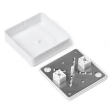 Коробка монтажная огнестойкая пластиковая КМОП IP31 (4к х 2,5мм2) 75х75х23 Пожтехкабель 072-002