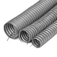 Металлорукав Р3-Ц-Х 20 (20 мм) с зондом ПожТехКабель 801-020 (50 м)