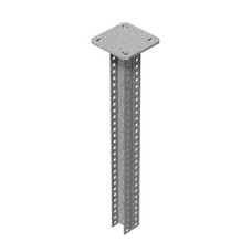 Стойка консольная сварная двойная 1500 мм (35х30) (2,0) (пятка 120х120) (5,0) ПожТехКабель (573-308)