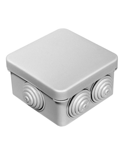 Коробка распред. 40-0210-9005м для о/п безгалогенная (HF) черная 80х80х40 (8шт/уп) Промрукав (40-0210-9005м) в Санкт-Петербурге Распределительные коробки Pintop.ru