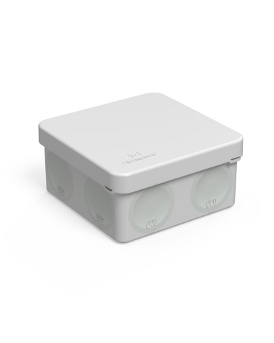 Коробка распред. 60-0210м двухкомп. безгалогенная (HF) 80х80х40 (8шт/уп) Промрукав (60-0210м) в Санкт-Петербурге Распределительные коробки Pintop.ru