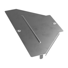 Крышка переходника симметричного Стандарт INOX (AISI 304) 500х200 Промрукав (PR16.5979)