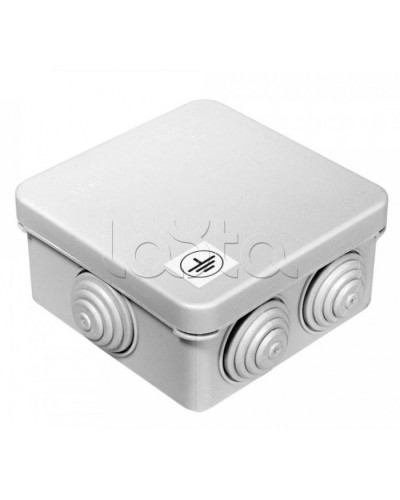 Коробка уравнивания потенциалов для открытой установки 80х80х40 (105шт/кор) Промрукав (40-0210-У) в Санкт-Петербурге Распределительные коробки Pintop.ru