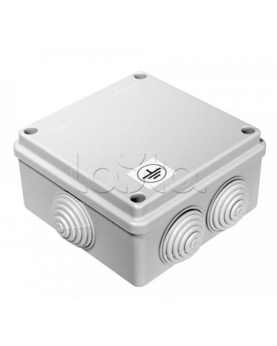 Коробка уравнивания потенциалов (КУП) для открытой установки 100х100х50 (60шт/кор) Промрукав (40-0300-У) в Санкт-Петербурге Распределительные коробки Pintop.ru