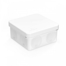 Коробка распред. для прям. монтажа двухкомп. безгал. (HF) белая 80х80х40 (132шт/кор) Промрукав (60-0210-9003)