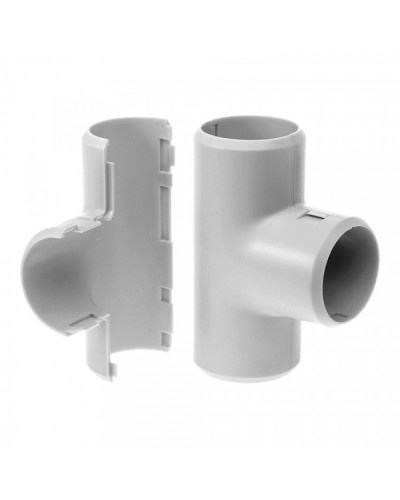 Тройник разборный д20 (50 шт/уп/) Промрукав PR.07320 в Санкт-Петербурге Повороты, муфты, тройники Pintop.ru