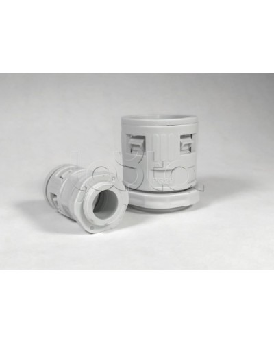 Муфта вводная для гофрированных труб серая ВМ-ГТ-32 Промрукав (PR08.3271) в Санкт-Петербурге Повороты, муфты, тройники Pintop.ru