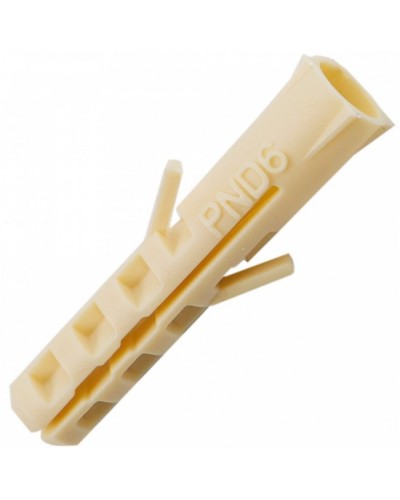 Дюбель нейлоновый PND 6х30 (100шт/уп) Промрукав (PR08.3621) в Санкт-Петербурге Крепеж: Дюбели, шурупы, саморезы Pintop.ru