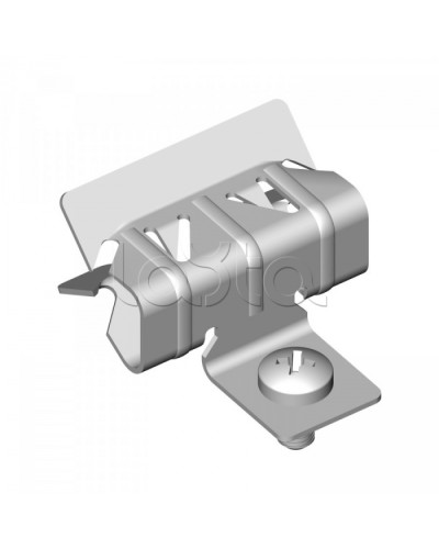 Зажим балочный 15-20 мм с отгибом и винтом М6х9 Промрукав (PR08.5848) в Санкт-Петербурге Аксессуары для лотков Pintop.ru