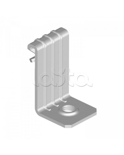 Зажим балочный вертикальный 1-5 мм с отгибом и резьбой М6 Промрукав (PR08.5861) в Санкт-Петербурге Аксессуары для лотков Pintop.ru