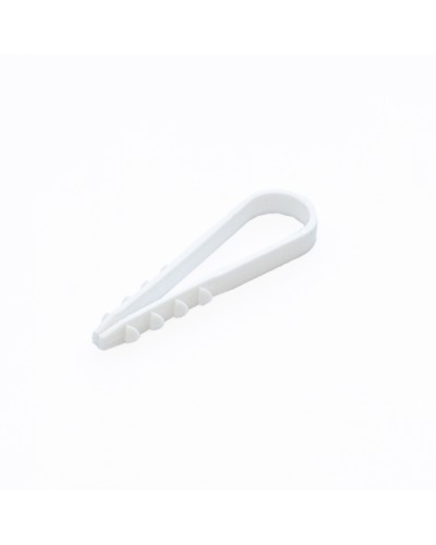 Дюбель-хомут для круглого кабеля d11-18 мм белый (10шт) Промрукав (PR08.6945) в Санкт-Петербурге Крепеж: Дюбели, шурупы, саморезы Pintop.ru