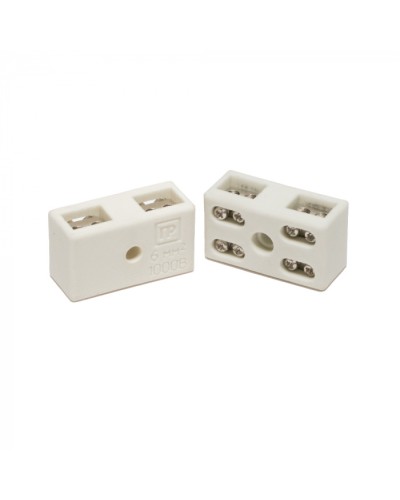 Клемма керам. латунь 6 мм² 2 пары на 8 контактов (5 шт/уп) Промрукав (PR08.7164) в Санкт-Петербурге Аксессуары для кабель-канала Pintop.ru