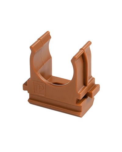 Крепёж-клипса для труб АБС-пластик бук д20 в малой упаковке (10шт/1000шт уп/кор) Промрукав (PR13.0052) в Санкт-Петербурге Держатели, клипсы, скобы Pintop.ru