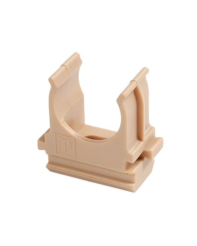 Крепёж-клипса для труб АБС-пластик сосна д20 в малой упаковке (10шт/1000шт уп/кор) Промрукав (PR13.0055) в Санкт-Петербурге Держатели, клипсы, скобы Pintop.ru