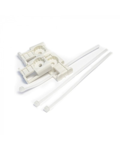 Комплекты крепления площадка для прямого монтажа белая со стяжкой 2,5х100 мм (100 шт) Промрукав (PR13.02512) в Санкт-Петербурге Аксессуары для кабель-канала Pintop.ru