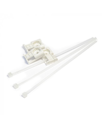 Комплекты крепления площадка для прямого монтажа белая со стяжкой 3,6х150 мм (100 шт) Промрукав (PR13.02514) в Санкт-Петербурге Аксессуары для кабель-канала Pintop.ru