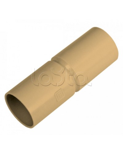 Патрубок-муфта с ограничителем сосна д16 (100шт/1200шт уп/кор) Промрукав (PR13.0259) в Санкт-Петербурге Повороты, муфты, тройники Pintop.ru