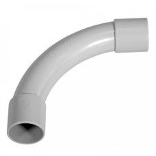 Соединитель угловой д16 безгалогенный (HF) атмосферостойкий серый (70шт/980шт уп/кор) Промрукав (PR13.0356)