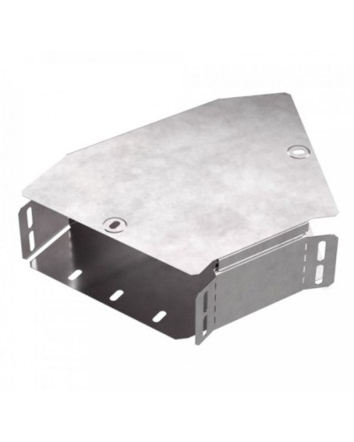 Угол горизонтальный 45 градусов с крышкой Стандарт 200х80 Промрукав (PR16.0523) в Санкт-Петербурге Аксессуары для лотков Pintop.ru