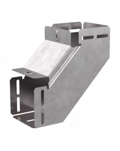 Угол вертикальный внутренний 90 градусов с крышкой Стандарт 100х100 Промрукав (PR16.0526) в Санкт-Петербурге Аксессуары для кабель-канала Pintop.ru