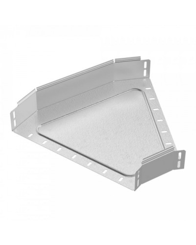 Угол горизонтальный 45 градусов Стандарт HDZ 400х80 Промрукав (PR16.1629) в Санкт-Петербурге Аксессуары для лотков Pintop.ru