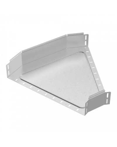 Угол горизонтальный 45 градусов Стандарт HDZ 500х100 Промрукав (PR16.1630) в Санкт-Петербурге Аксессуары для лотков Pintop.ru