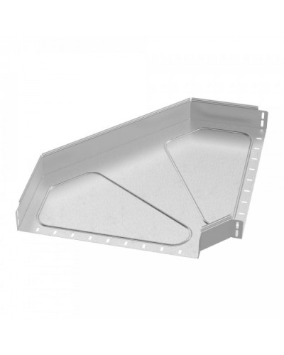 Угол горизонтальный 90 градусов Стандарт HDZ 500х80 Промрукав (PR16.1654) в Санкт-Петербурге Аксессуары для лотков Pintop.ru